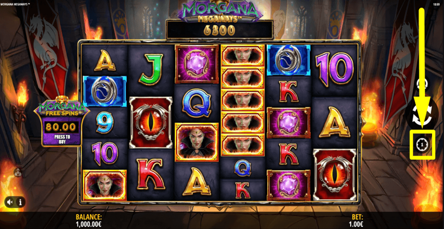 Morgana Megaways Bet Value