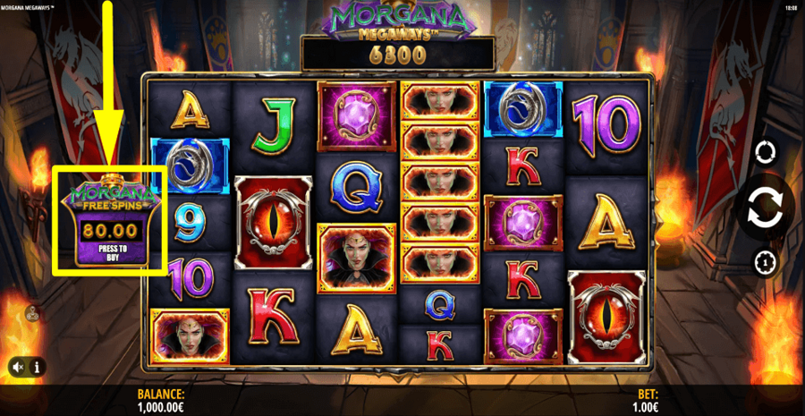 Morgana Megaways Buy Feature