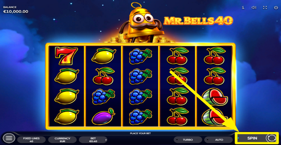 Mr Bells 40 Spin