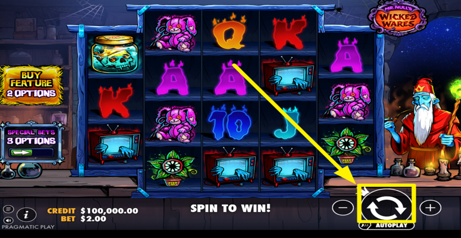 Mr Nulls Wicked Wares Spin