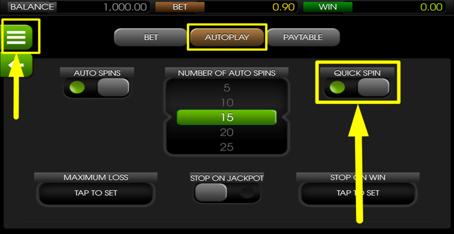 Mr Vegas Quick Spin Paylines