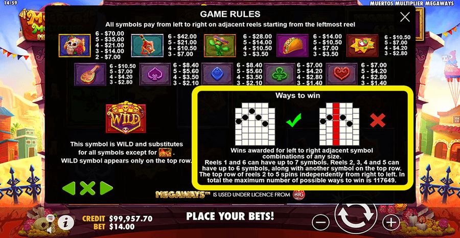Muertos Multiplier Megaways 2