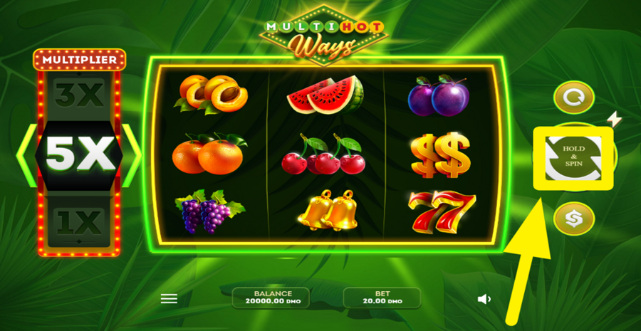 Multi Hot Ways Spin Button