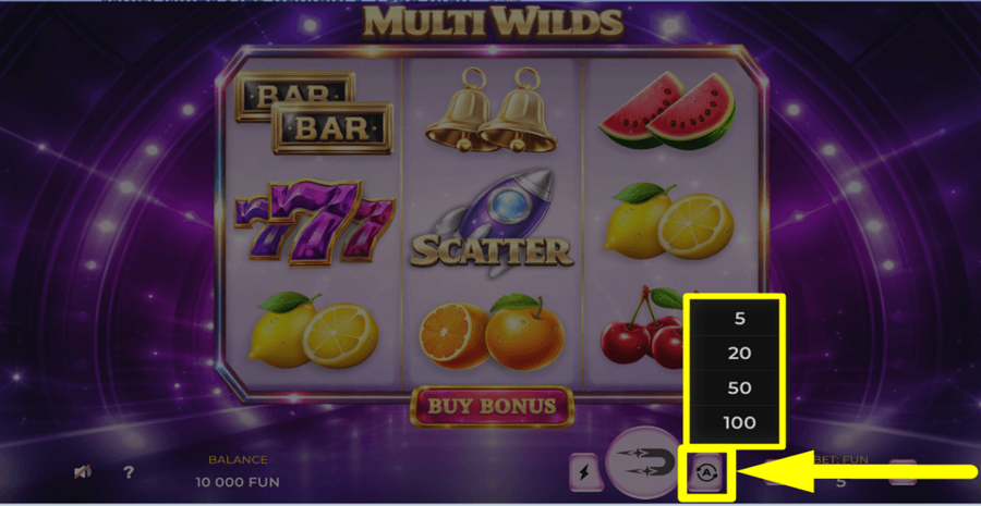 Multi Wilds Autoplay Feature