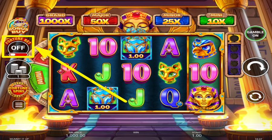 Mummy It Up Fortune Bet