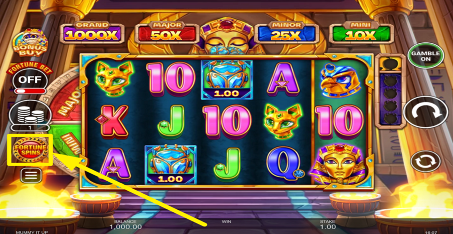 Mummy It Up Fortune Spins
