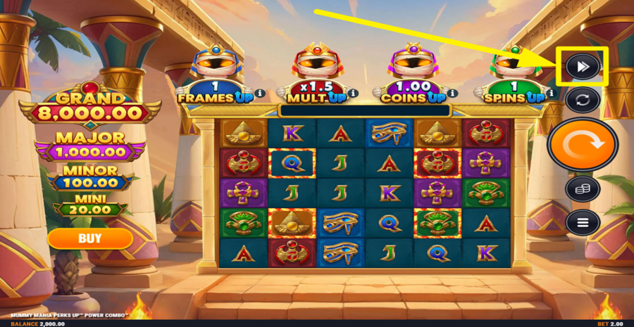 Mummy Mania Perks Up Power Combo Turbo