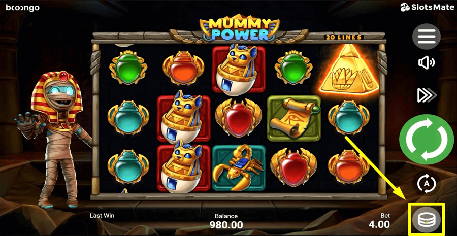 Mummy Power Choose Bet