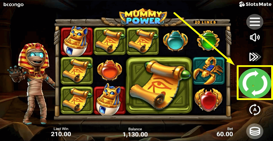 Mummy Power Spin