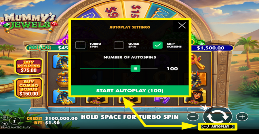 Mummys Jewels Autoplay