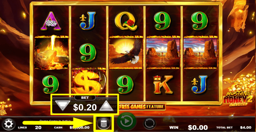 Mustang Money 2 Energized Bet Value