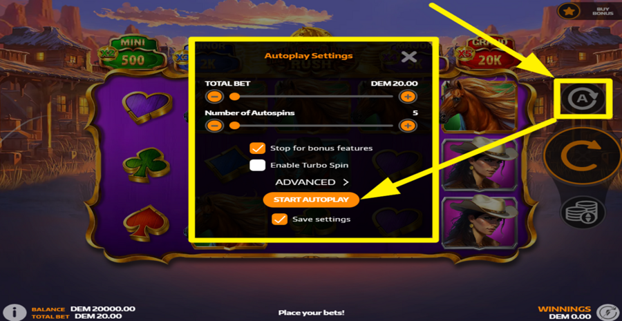 Mustang Rush Autoplay