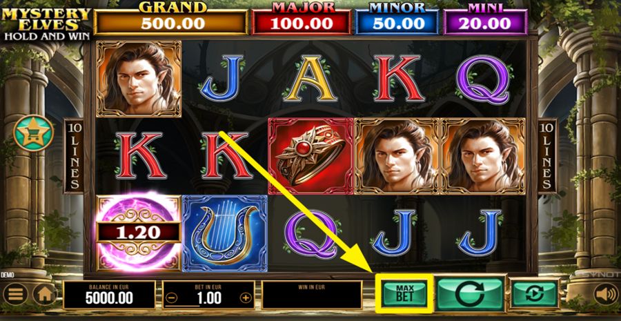 Mystery Elves Max Bet