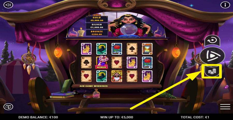 Mystery Fortune Adjust Bet