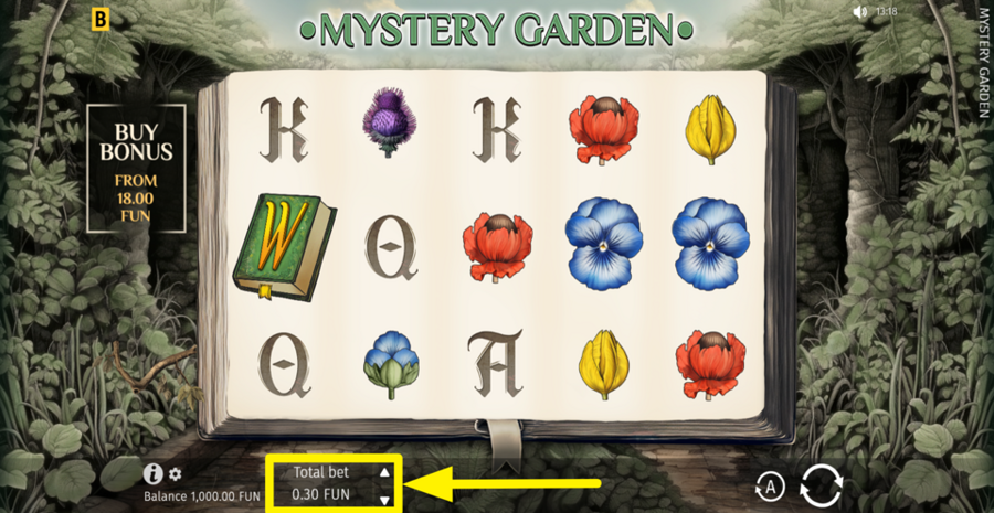 Mystery Garden Adjust Bet