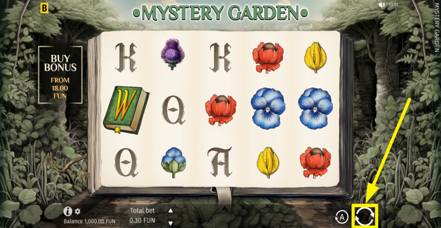 Mystery Garden Spin