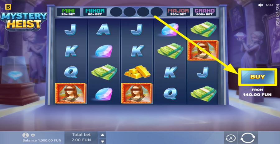 Mystery Heist Buy Bonus