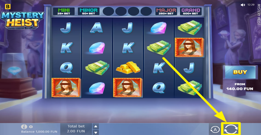 Mystery Heist Spin