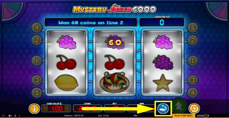 Mystery Joker 6000 Collect Button