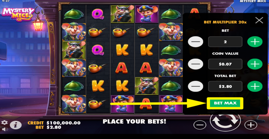 Mystery Mice Max Bet