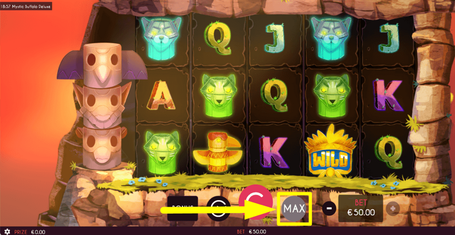 Mystic Buffalo Deluxe Max Button