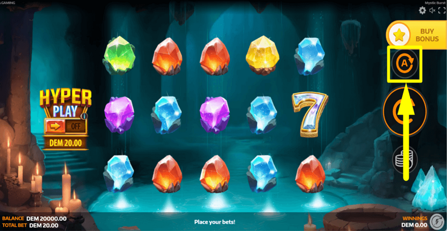 Mystic Burst Autoplay Feature