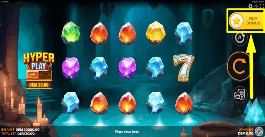 Mystic Burst Buy Feature