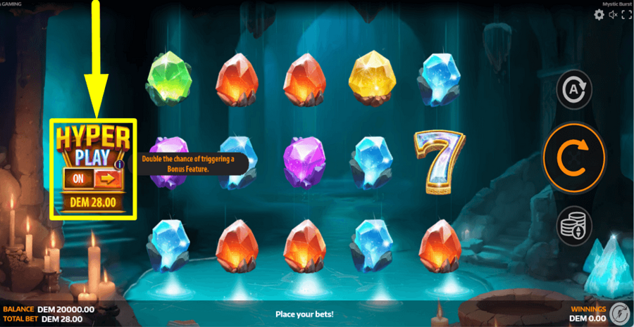 Mystic Burst Hyper Play Feature