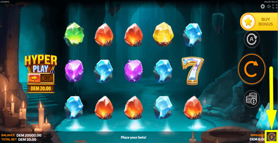 Mystic Burst Turbo Feature