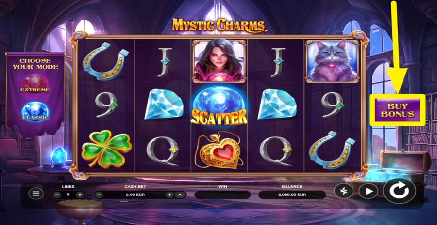 Mystic Charms Buy Bonus
