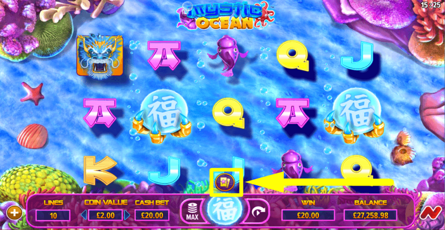 Mystic Ocean Gamble Feature