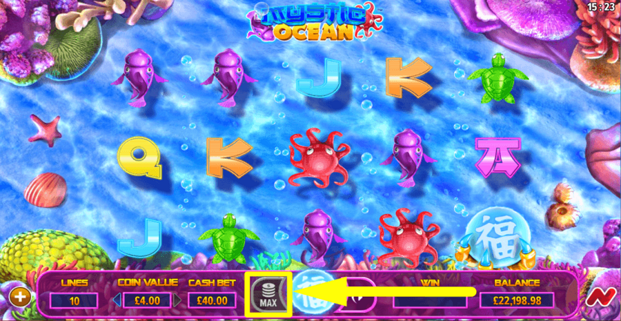 Mystic Ocean Max Button