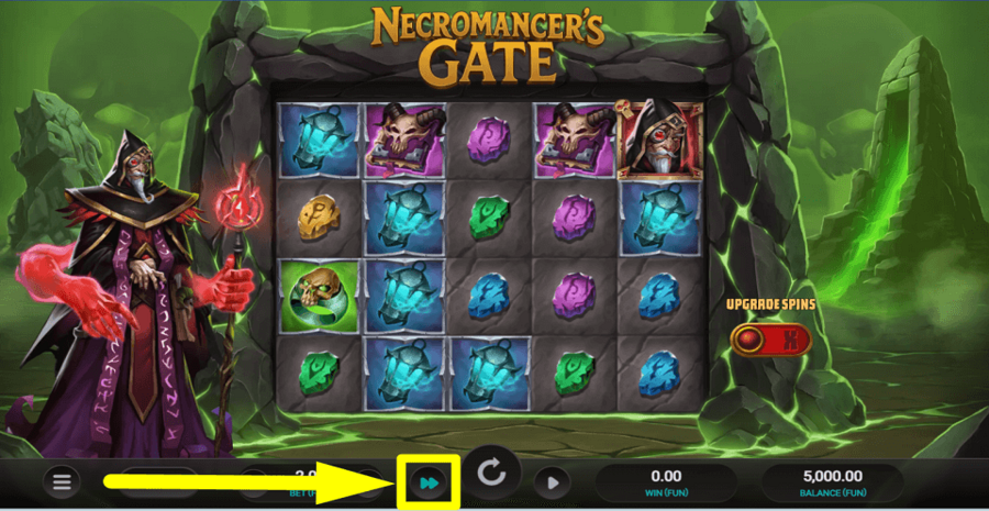 Necromancers Gate Turbo Feature