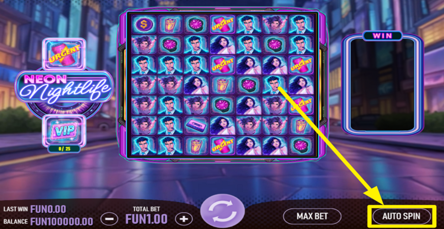 Neon Nightlife Autoplay