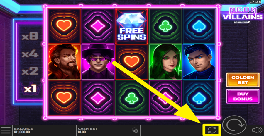 Neon Villains Doublemax Autoplay