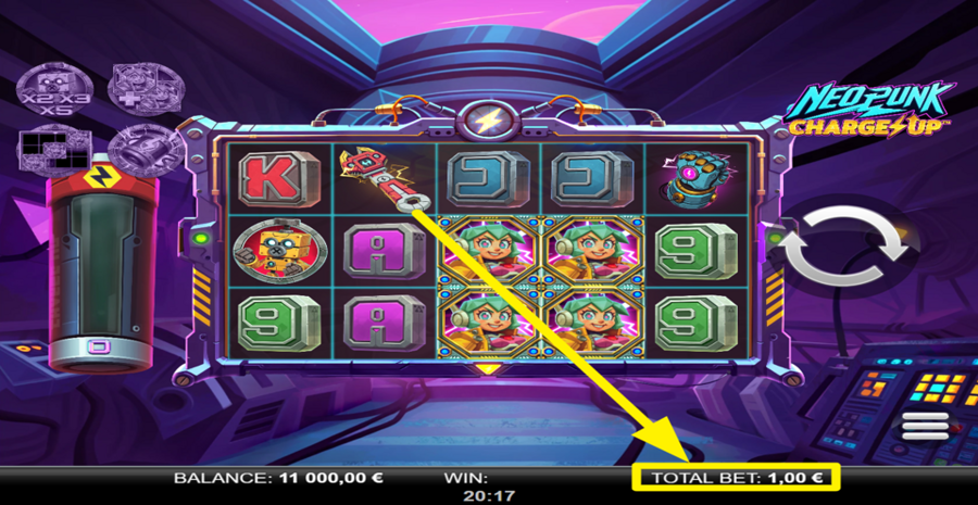 Neopunk Charge Up Adjust Bet
