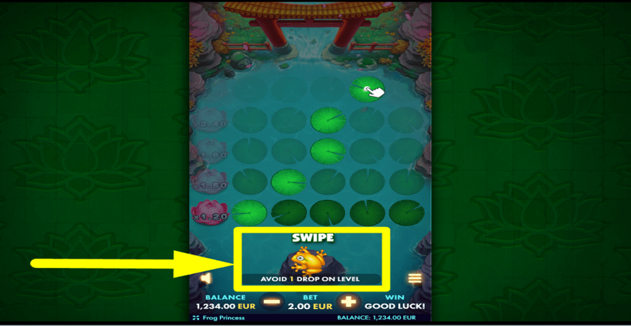 Netgame Frog Princess Swipe
