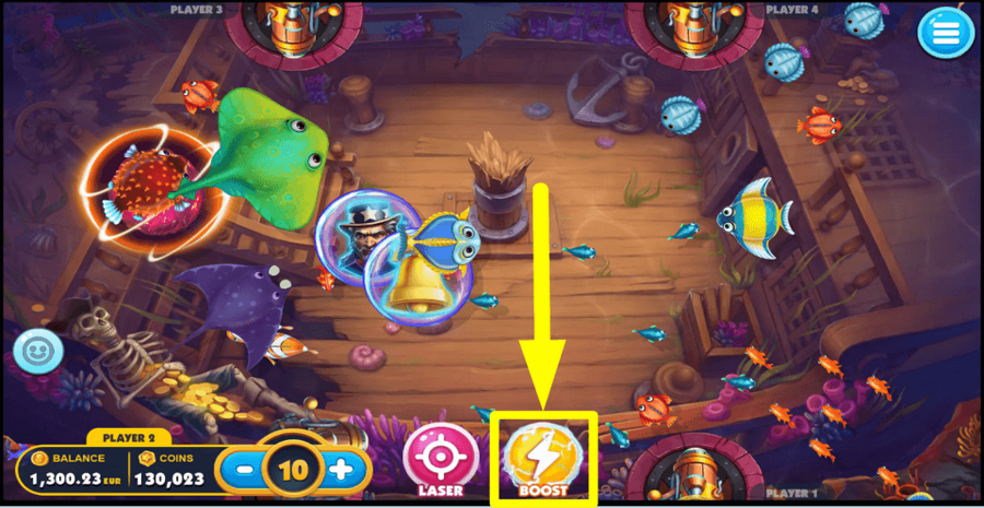 Netgame Lucky Fishing Boost Feature