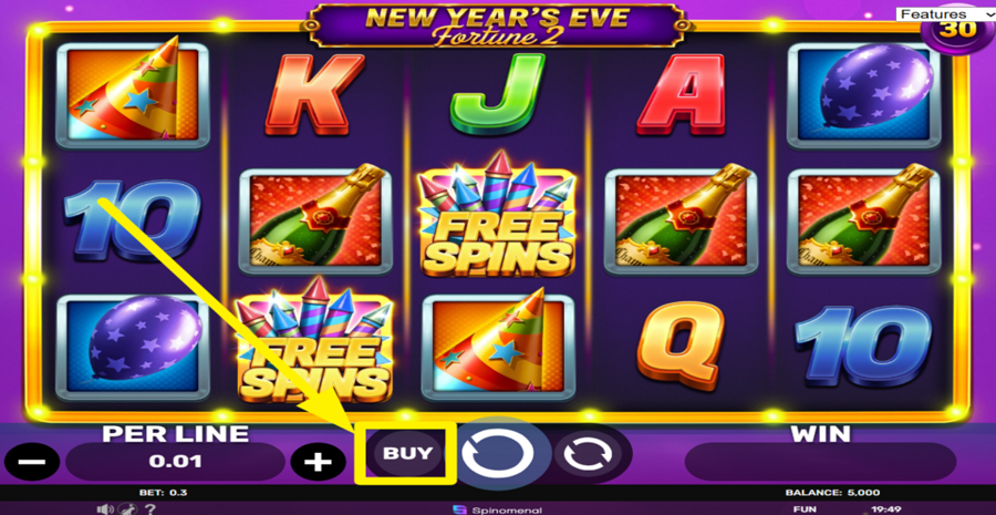 New Years Eve Fortune 2 Buy Bonus