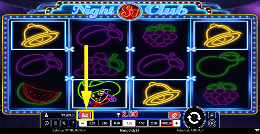 Night 81 Club Gamble Feature