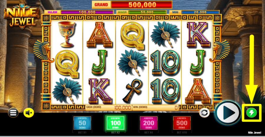 Nile Jewel Turbo Feature