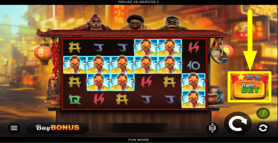 Ninjaz Vs Narcos 2 Hyper Bet Feature