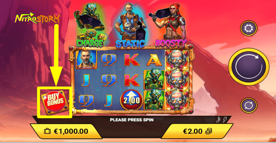 Nitro Storm Buy Feature