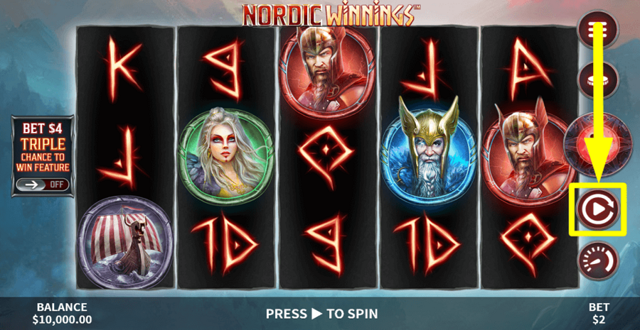 Nordic Winnings Autoplay Feature