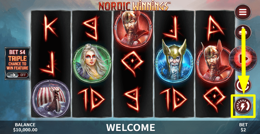 Nordic Winnings Turbo Feature