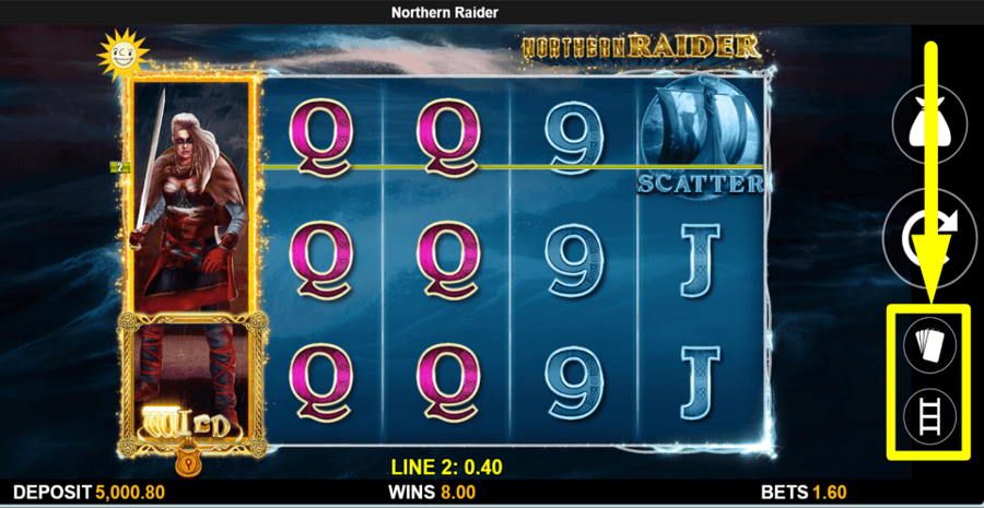 Northern Raider Gamble Feature