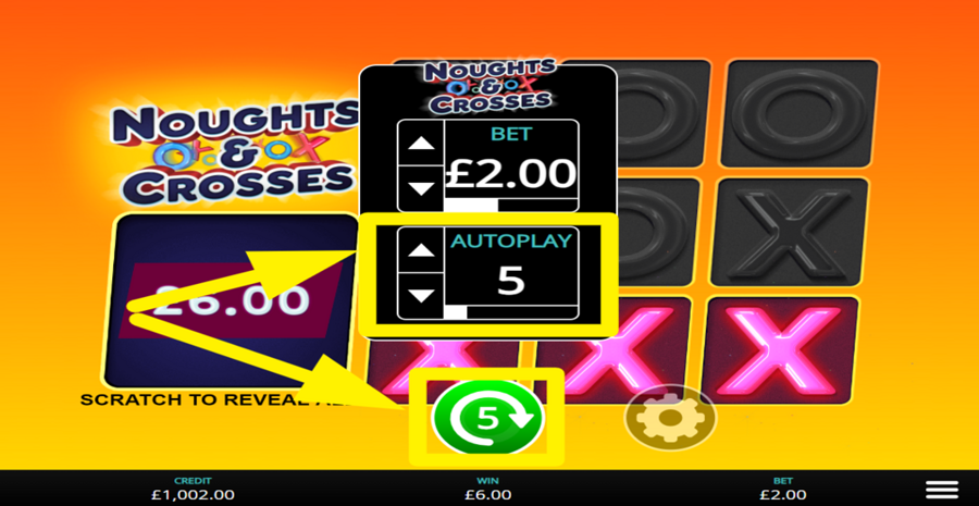 Noughts Crosses Autoplay