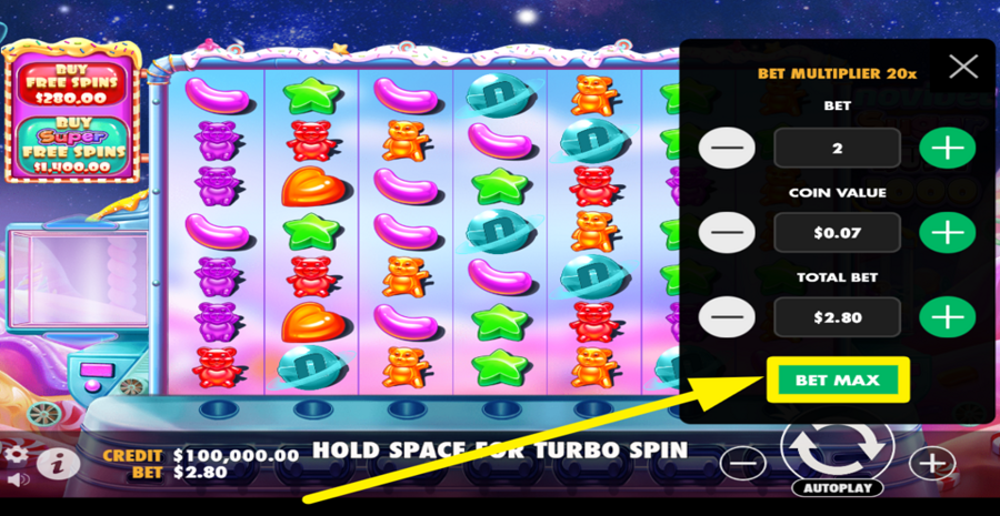Novibet Sugar Rush 1000 Max Bet