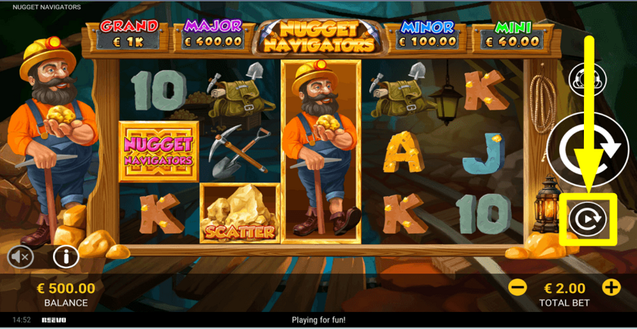 Nugget Navigators Autoplay Feature