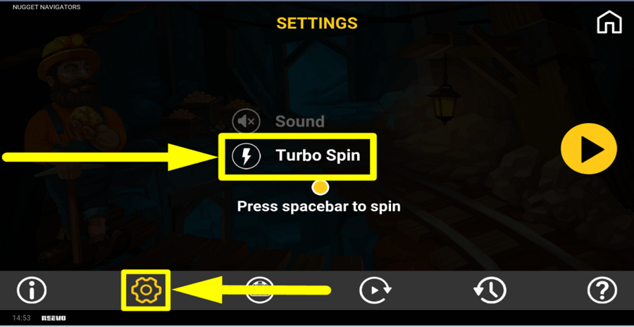 Nugget Navigators Turbo Feature
